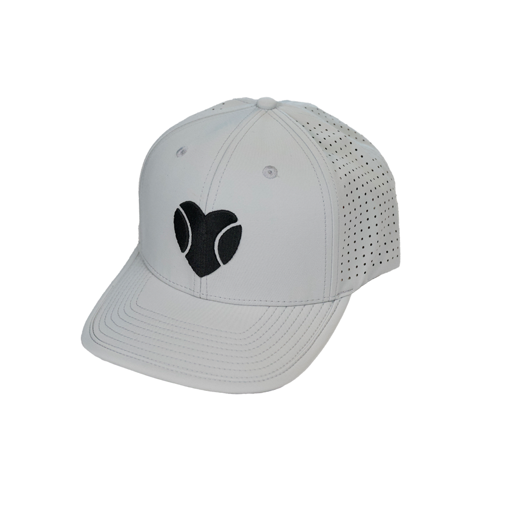 I ❤️ Beach Tennis AquaSnapBack in Gray