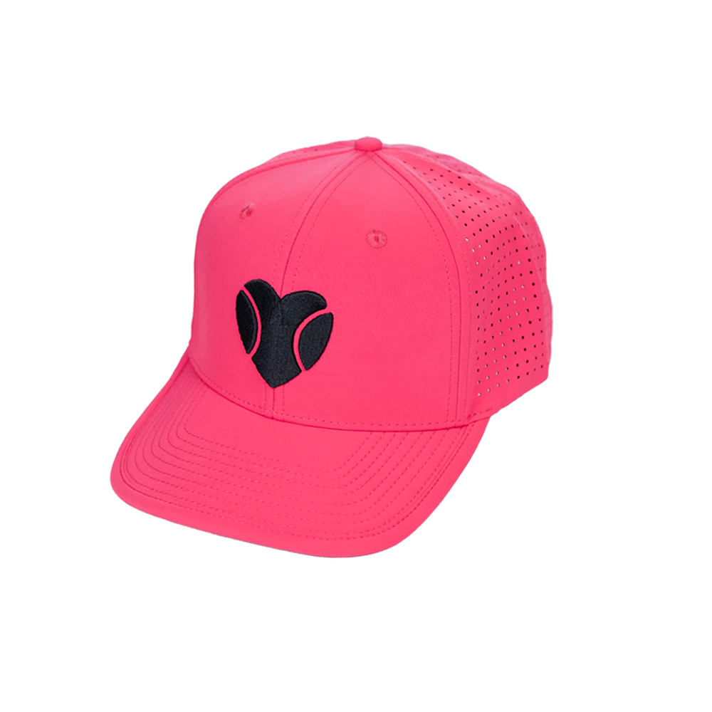 I ❤️ Beach Tennis AquaSnapBack in Hot Pink