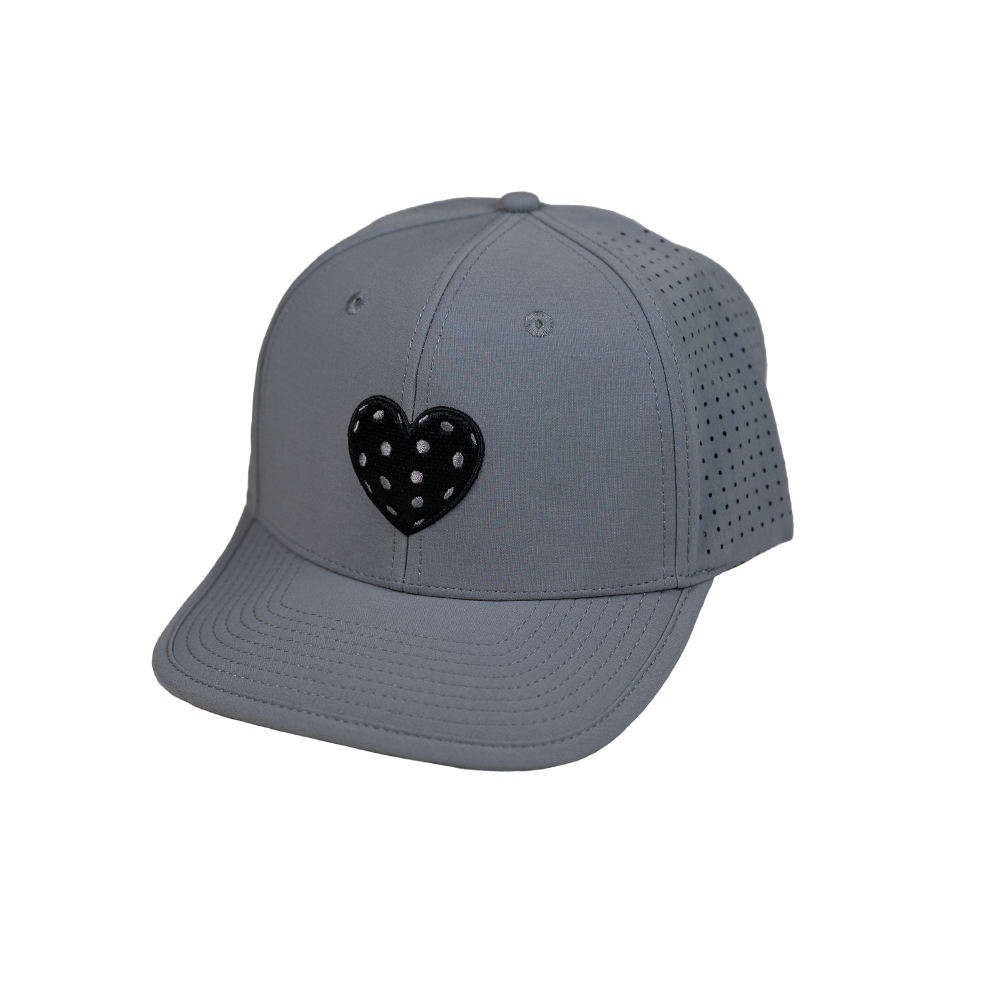 I ❤️ Pickleball AquaSnapBack in Gray