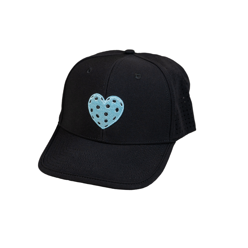 I ❤️ Pickleball AquaSnapBack in Black