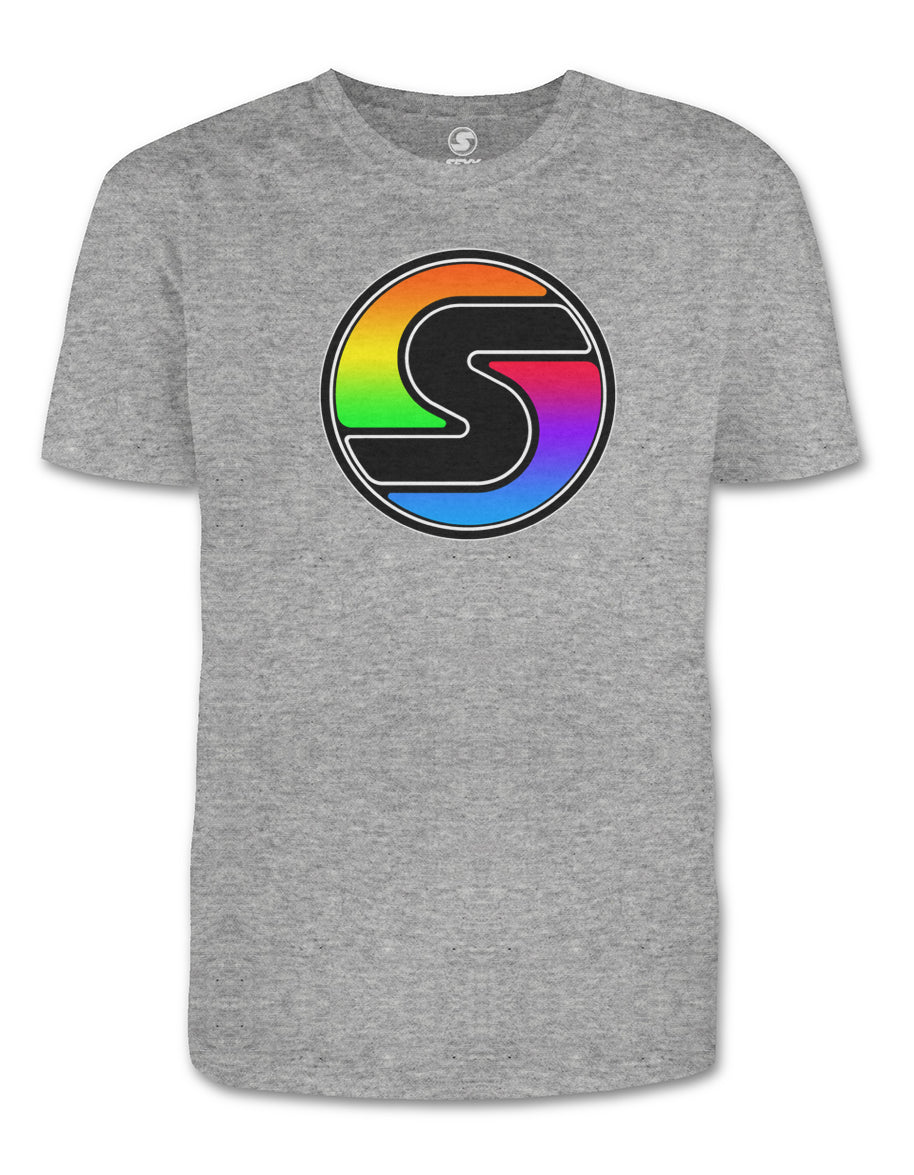 Men's Rainbow "S" Logo Tee