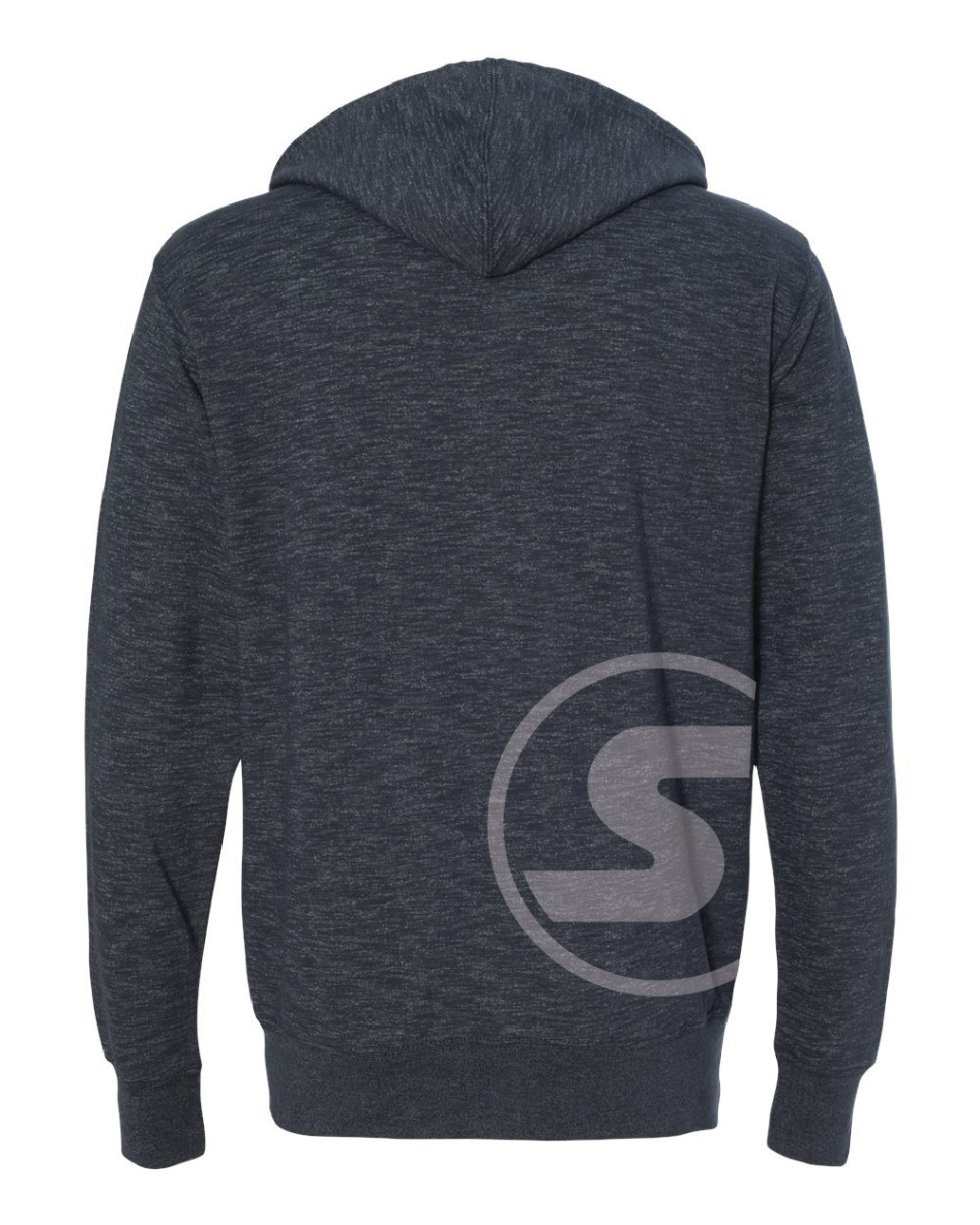 Men's South Of The Border Zip-Up Hoodie in Heather Gray