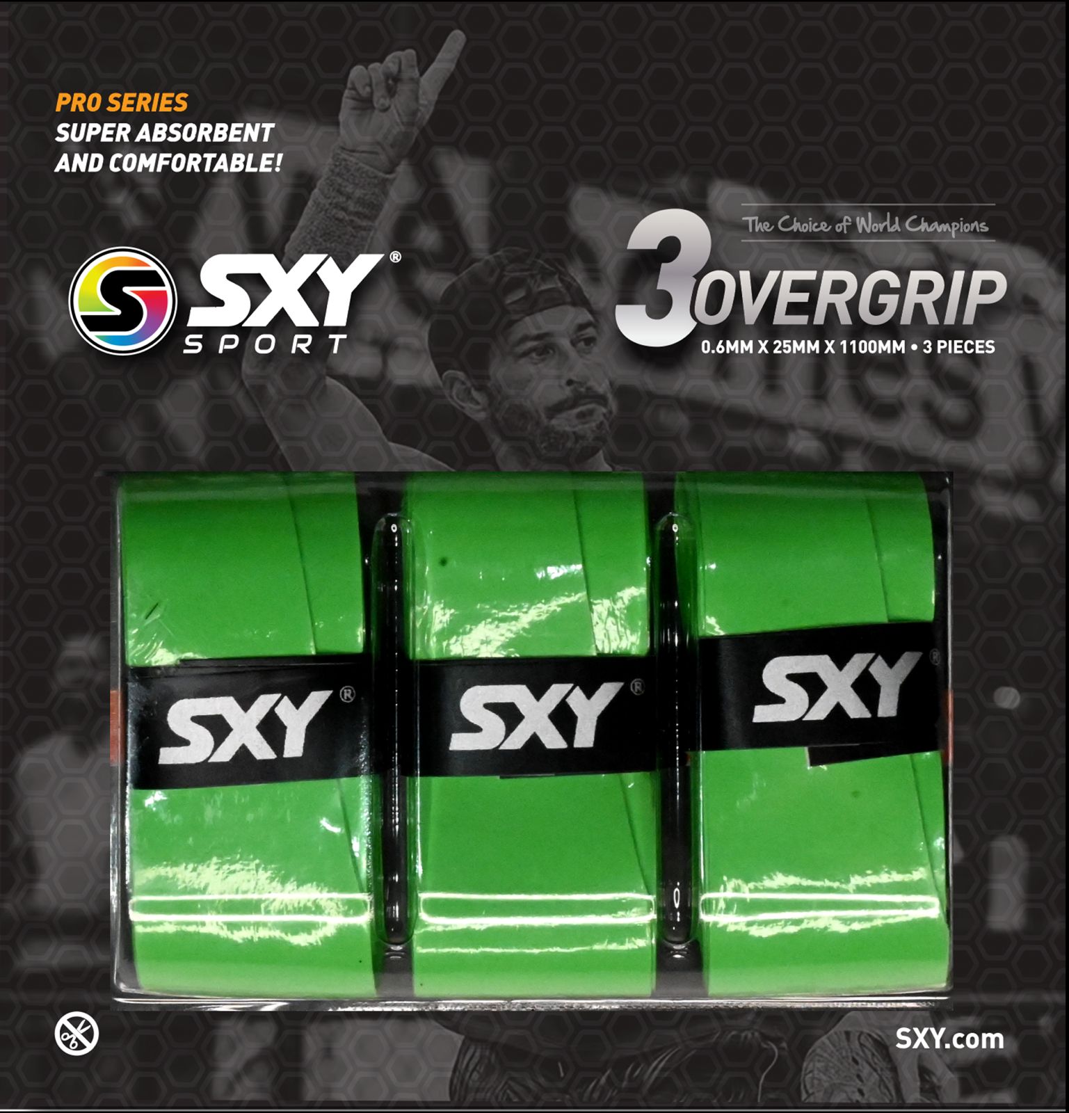 Pro Series Beach Tennis OverGrip - 3 Pack
