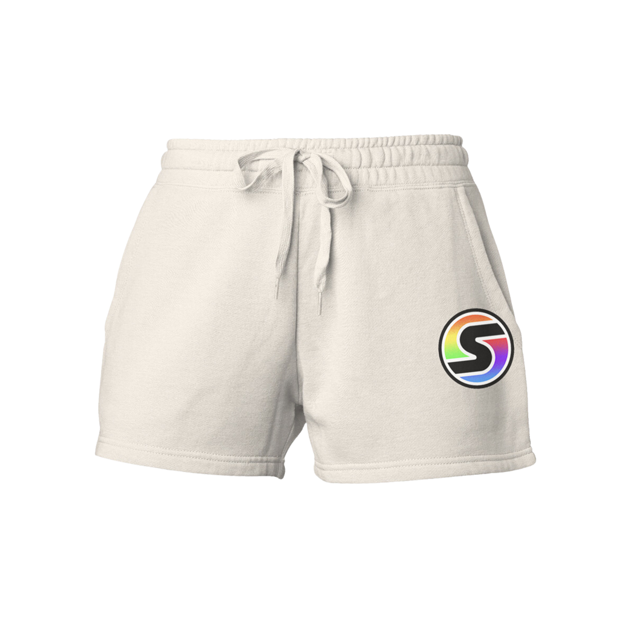 'S' Logo Wave Washed Fleece Lounge Short