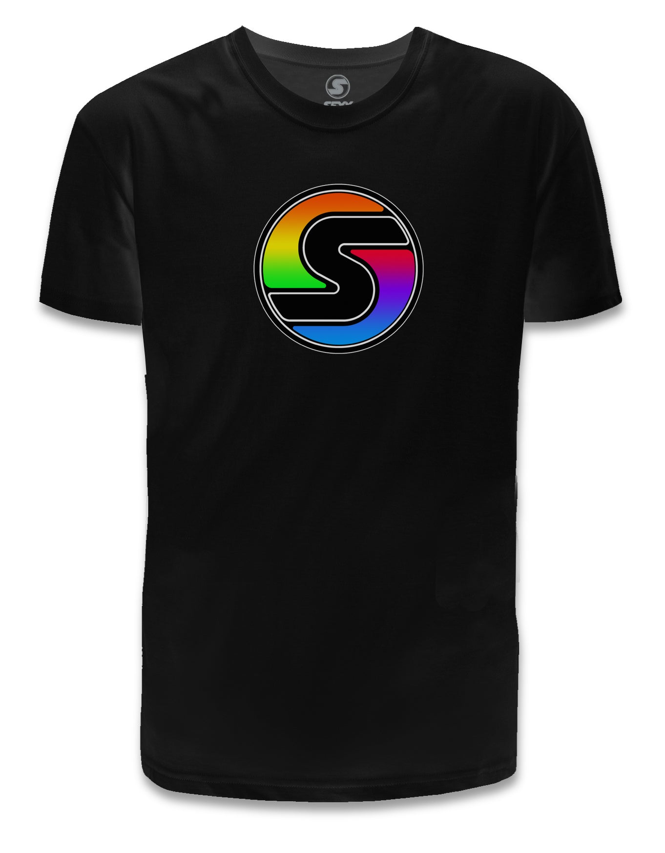 Women's Rainbow "S" Logo Tee