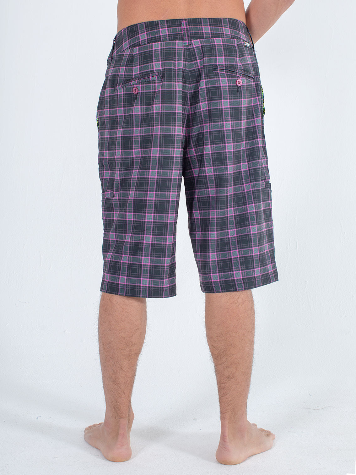 Men's Transformer Shorts in Neon Pink