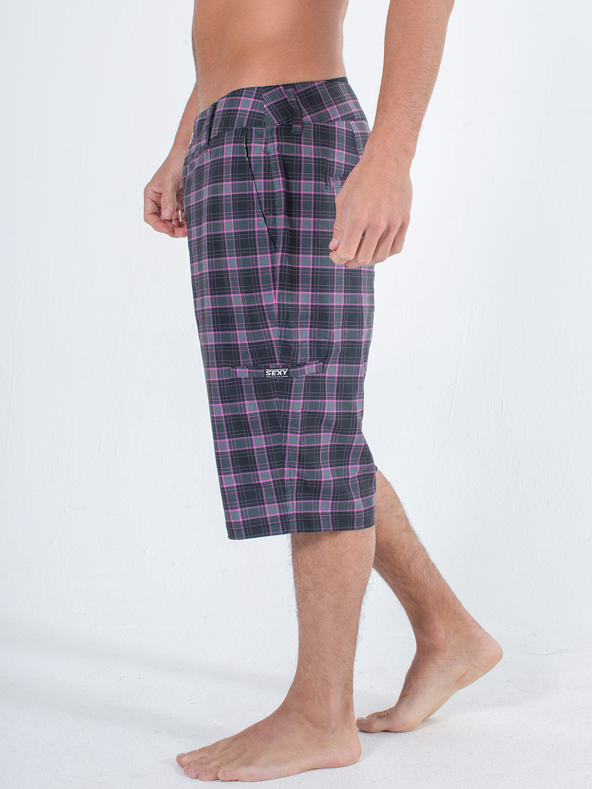 Men's Transformer Shorts in Neon Pink