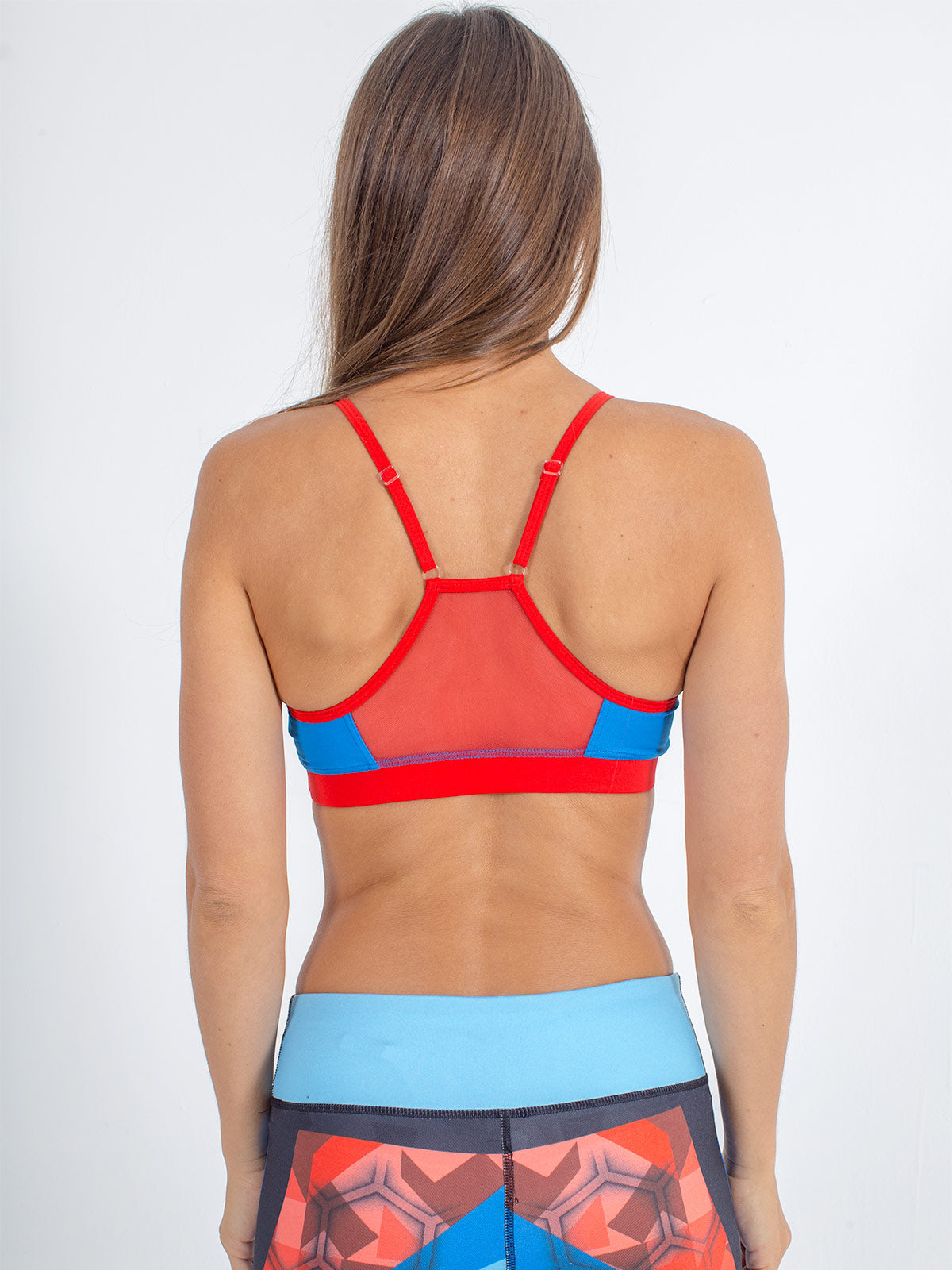 Gym-to-Swim Racerback Sport Top in Aqua