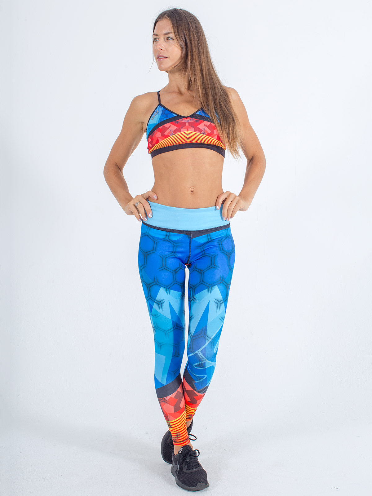 Gym-to-Swim Racerback Sport Top in SEXY Hexy
