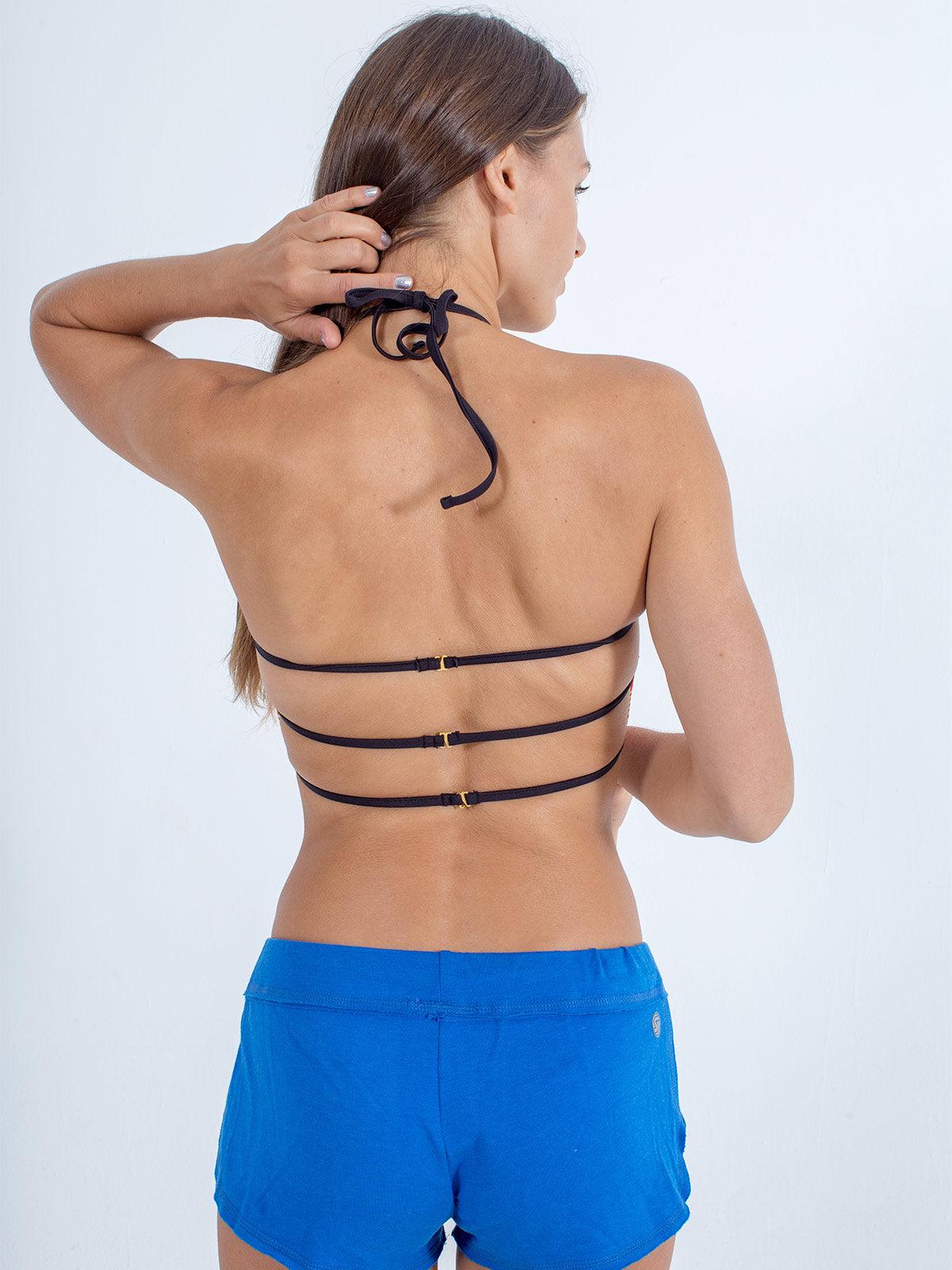Halter Swim Top in SEXY Hexy